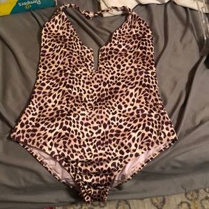 Leopard Victoria’s Secret swim suit